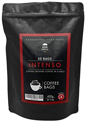 Don Espresso | Intenso | 50 Coffee Bags | Italian Taste