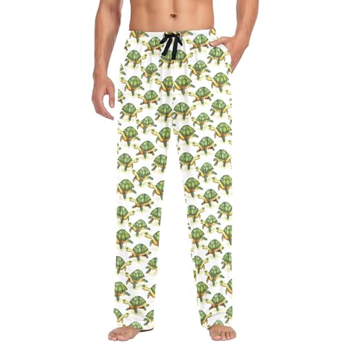 Sea Turtle Tortoise Men's Pajama Pant with Pocket S B0401176