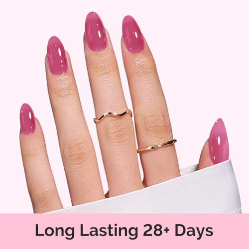 Image of MelodySusie Jelly Gel Nail Polish Set,6 Transparent Colors,Milky or Jelly Texture,Soft Candy Colors Soak Off UV LED Light Cure or Salon Manicure and Nail Art DIY at Home 15ML 0.3Fl Oz