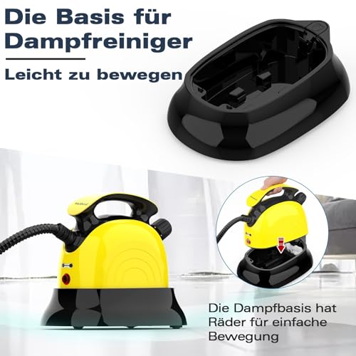 Heavy Duty Dampfreiniger Basis mit abnehmbarer und absperrbarer Plattform, einfache Montage, tragbar auf Rädern, Bodenschutz für Haushalts- und gewerbliche Dampfreiniger