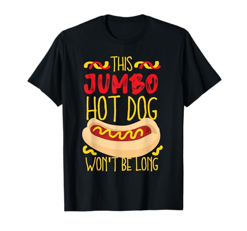 Diseño de perros calientes jumbo para el amor de las salchichas Camiseta