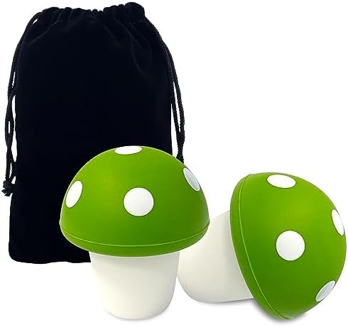 Mushroom Wine Stoppers Mushroom-Shaped Bottle Plug Wine Bottle Stoppers Wine Accessories Kitchen Gadgets Kitchen Gift Set Creative Gifts Halloween Mushroom Decoration -2pcs Green Bottle Stoppers