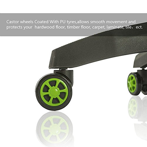 Racing-Silla-Gamer-IntimaTe-WM-Heart-Silla-Gaming-de-Ergonomica-Silla-con-Reposacabeza-Apoyo-y-Cojin-Lumbar-Cuero-Sintetico-PU-para-Los-Jugadores-de-PC-Gamer-Verde