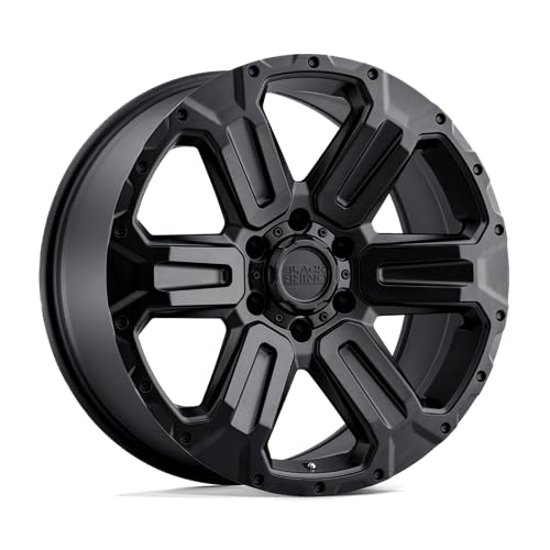 BRWKA 17X8.5 6X5.5 M-BLK -18MM Wheel RIM