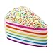 Anboor 5.8 Inches Squishies Cake Rainbow Jumbo Slow Rising Kawaii Scented Cheese Squishies,1Pcs