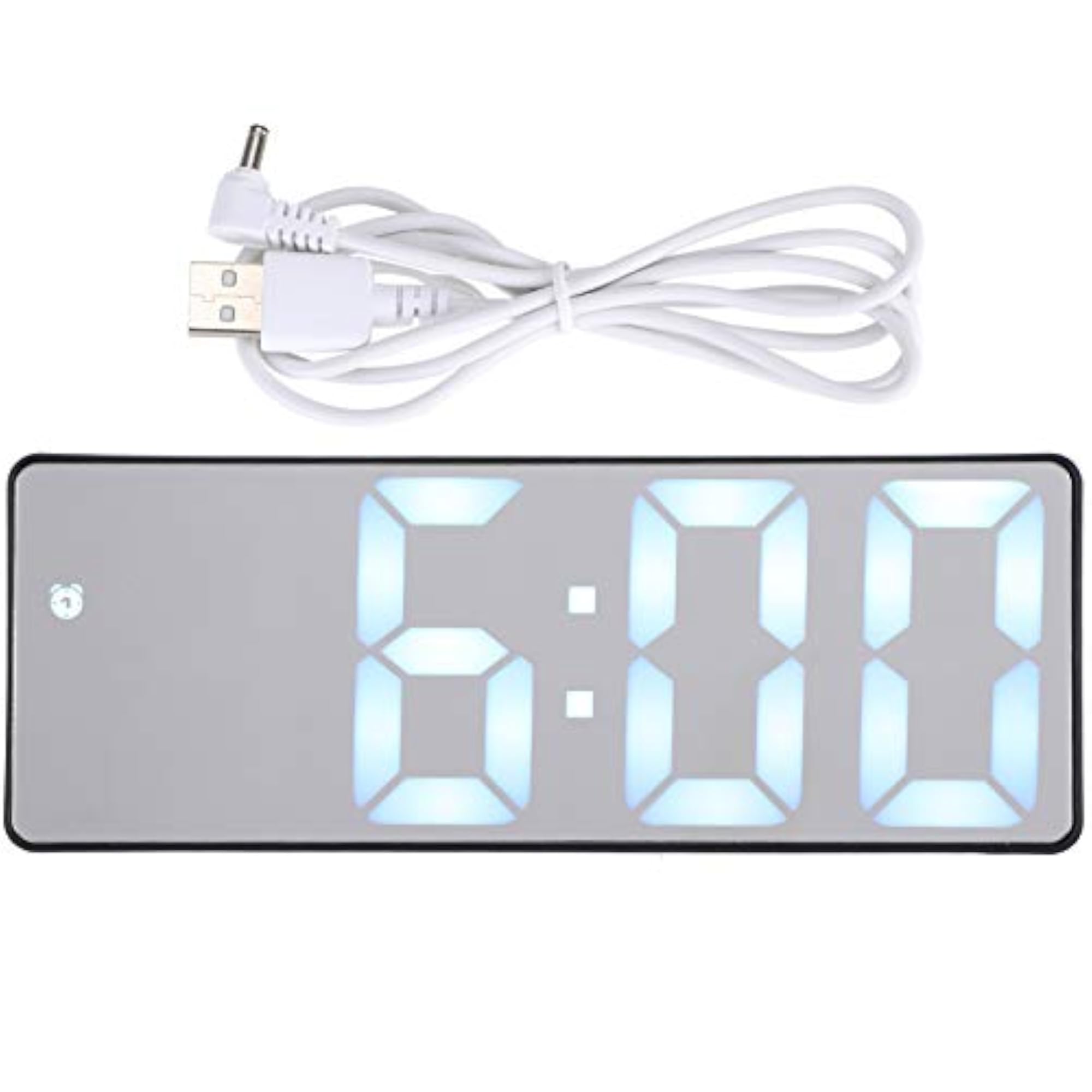 Set of 2 Mute Operation Digital Clock for Bedroom