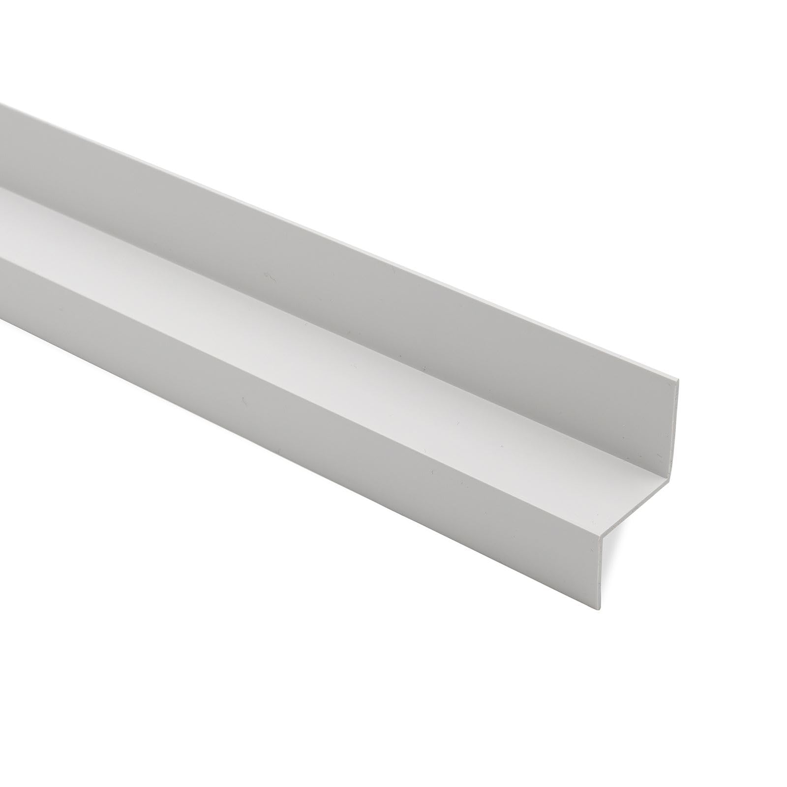 Truly Pvc Limited White Shiplap Cladding Board Drip Trim (2.5M)