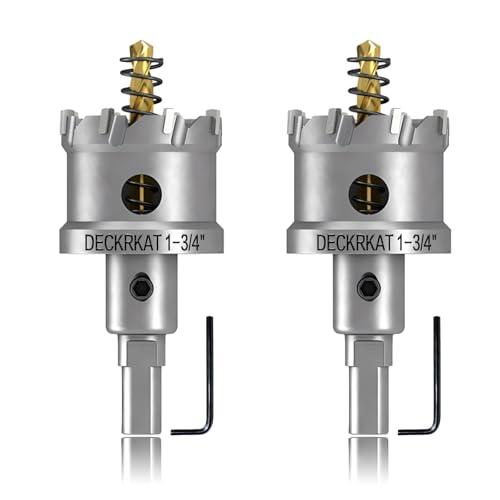 DECKRKAT 1-3/4 inch Tungsten Carbide Tipped Hole Saws