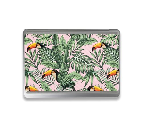 Image of MightySkins Carbon Fiber Skin Compatible with Microsoft Surface Laptop Studio 2 (2023) Full Wrap Kit - Hidden Toucan | Protective, Durable Textured Carbon Fiber Finish | Made in The USA