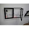 Puerta-A-MEDIDA-Chimenea-Lena-Cristal-Vitroceramico-Regulador-Entrada-de-Aire-Eficiencia-de-Temperatura-y-Seguridad-de-la-Combustion-del-Fuego-Tamano-y-Posicion-del-Tirador-A-Elegir