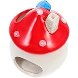 FUHAI-666 Haustierkäfig Hamsterhaus Badeversteck Tierkeramik Critter Cage Pilzbett Rennmaus Minihütte Sommerversteck