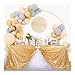 B-COOL Gold 60X102 Inches Sequin Tablecloth Rectangle Classy Elegant Tablecloth for Christmas Halloween Theme Party Sparkly Table Decorations