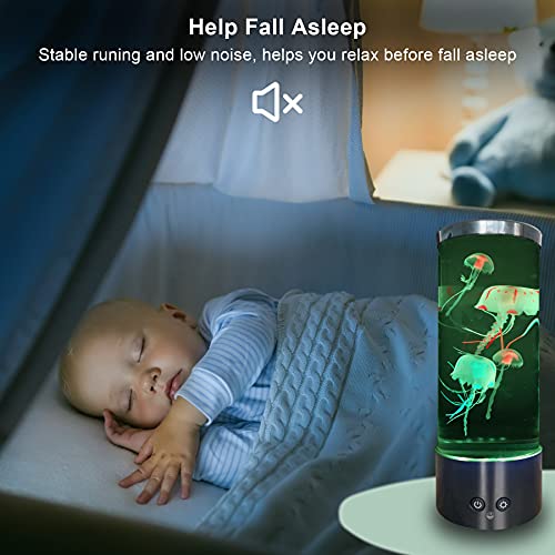 Jellyfish Lamp With Color Changing Mood Light - Round Led Jellyfish Lava Lamp With Remote, Usb Jellyfish Aquarium For Home Office Table Room Decor Gifts For Kids Adults #TOP3