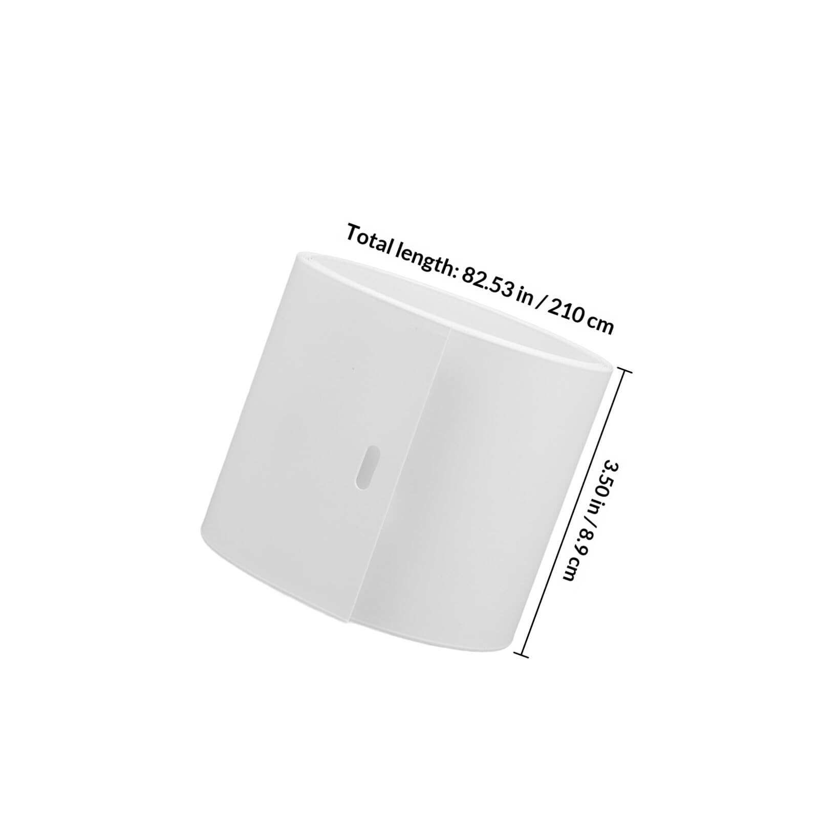 PACKOVE Lamelles pour Stores Verticaux PVC Blanc, Lot de 5 Pièces