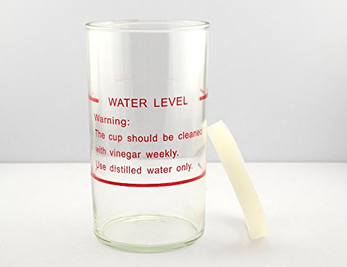 Elitzia facial verres à vapeur jar accessoires verres avec joint en caoutchouc vapeur pot pour 1000BM Steamer pièces de rechange Cover