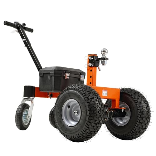 SuperHandy Electric Trailer Dolly 3600LBS Max Trailer Weight 600LB Max Tongue Weight DC 24V 800W 7Ah w/Heavy Duty Commercial 2" Ball Hitch Mount