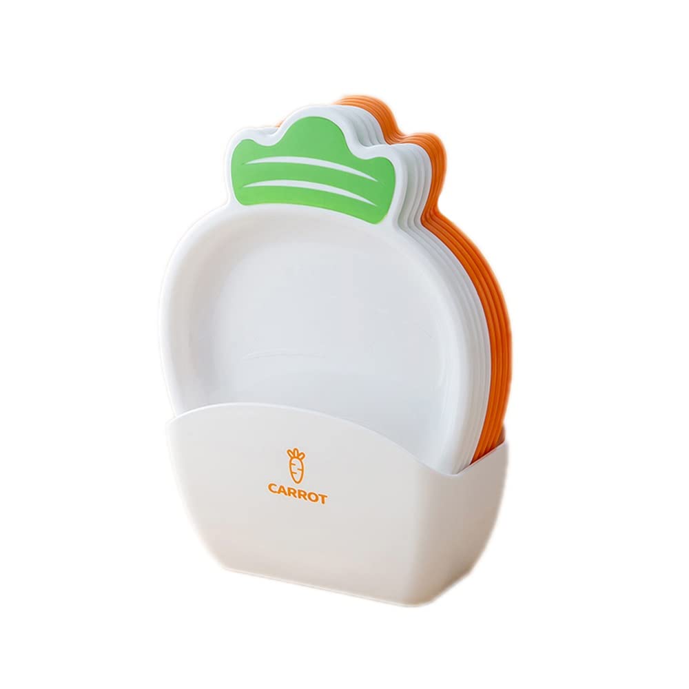 Ciotoline da Snack Otto piastra di snack di carote con piastra di snack da ristorante di base for la casa snack di frutta snack snack caramelle for frutta secca piatto residuo Piatti Snack Ceramica