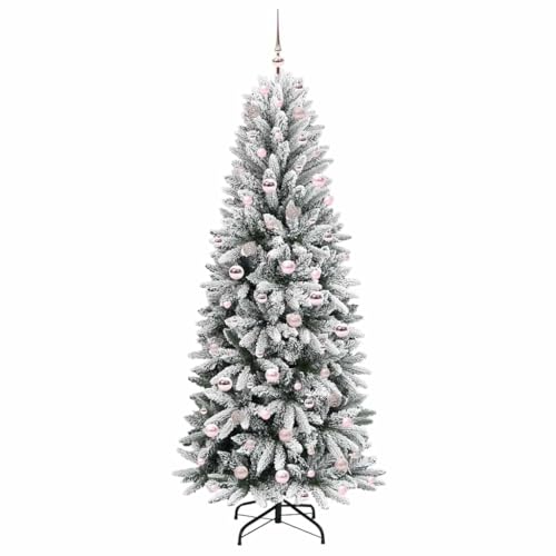 Árbol de Navidad de 210 cm con luces artificial para celebraciones y hogar GeenYuu 4