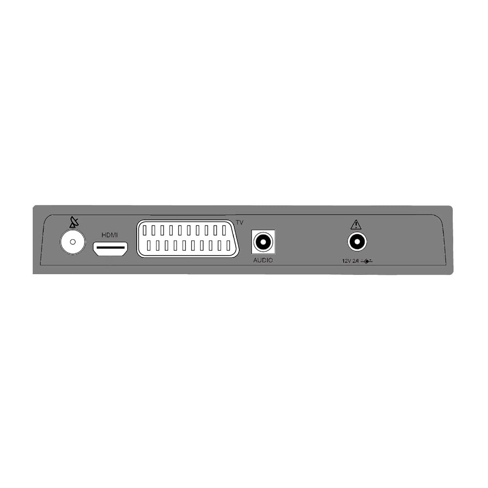 Kit Antenne Parabole Acier 65 cm 36,5 DB Anthracite + LNB Single 0,1 DB Full HD 4K Ultra HD + Décodeur DS81 HD TNTSAT + Câble coaxial 20m + Câble HDMI + 2 Fiches F