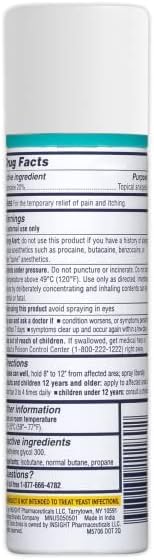 Image of Monistat Instant Itch Relief Spray for Women, Maximum Strength Feminine Itch Care, 2 oz (Pack of 6)