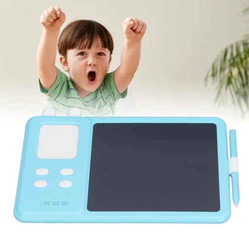 Fdit Tarjetas Flash Parlantes LCD, Tableta de Escritura, Juguete de Aprendizaje Portátil para Niños, Tablero de Dibujo Educativo Temprano (WHITE) - imagen 5