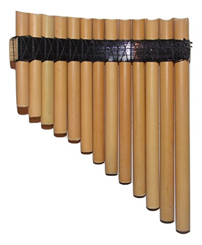 Beginner Bamboo Pan Flute - Wool Case & Tuning Stick Included #TOP1
