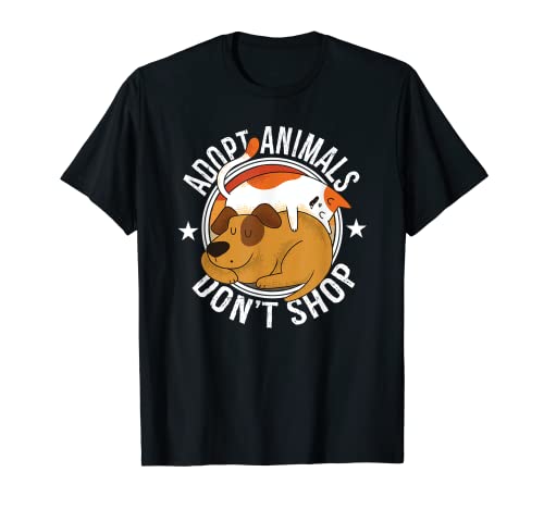 Adopt Don't Shop Camiseta