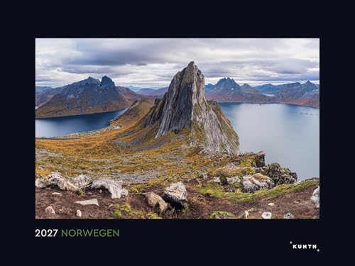 Calendrier Norvège 2027 Kunth grand format mural à spirale