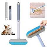 Multifonctionnel : Ce brosse a poils animaux élimine facilement les poils d'animaux des écrans, des vitres, des meubles et des sols, maintenant ainsi votre maison propre et bien rangée avec un minimum d'effort et une efficacité maximale. Le devant de la brosse élimine efficacement les taches, tandis que le grattoir en caoutchouc à l'arrière enlève sans effort les traces d'eau, répondant ainsi à divers besoins de nettoyage