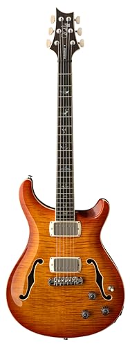 PRS SE Hollowbody II Piezo, Vintage Sunburst with Case