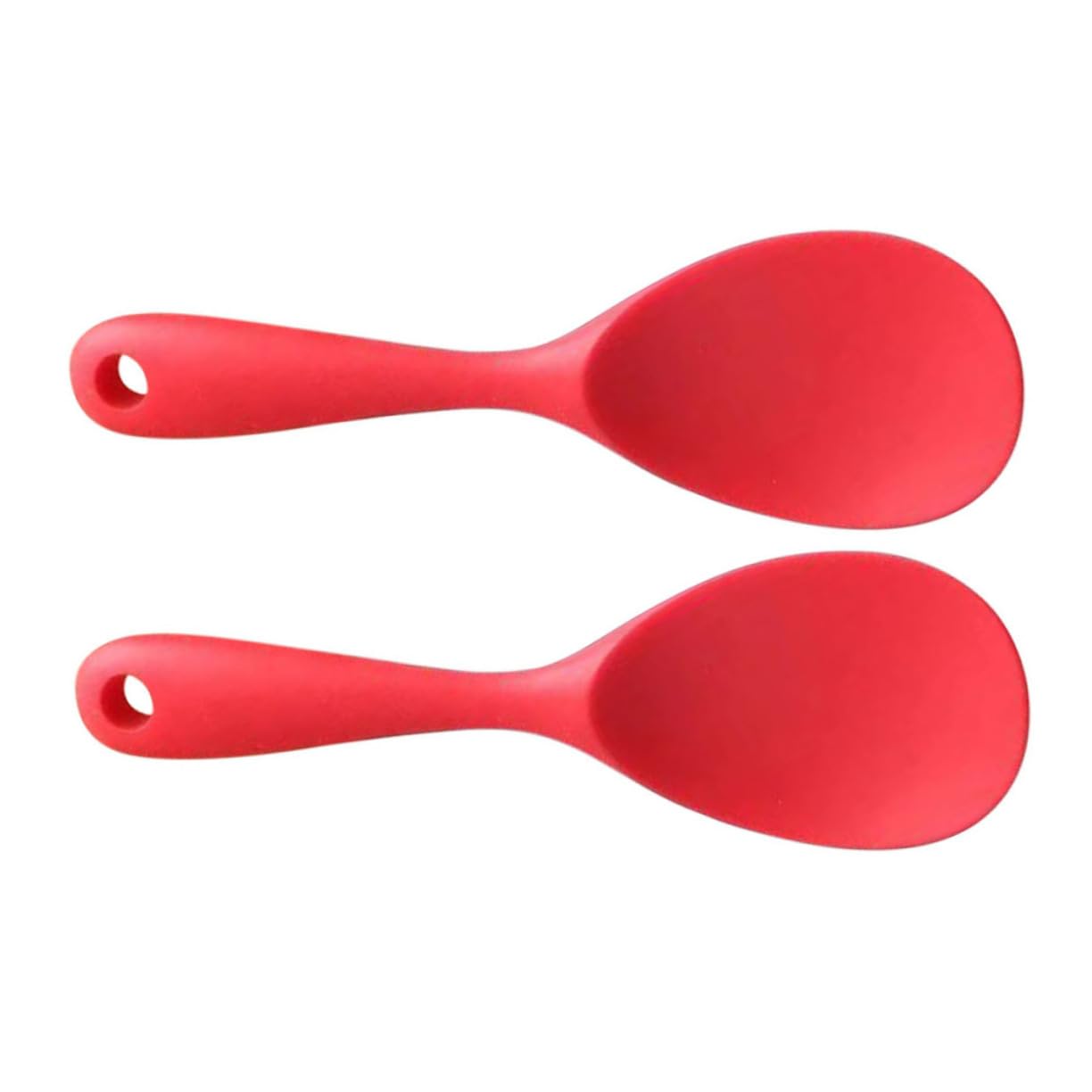 SOLUSTRE 2Pcs Rice Spoons Non Stick Kitchen Accessory for Easy Serving and Cooking Household Rice Spatulas for Fluffy Rice Transfer