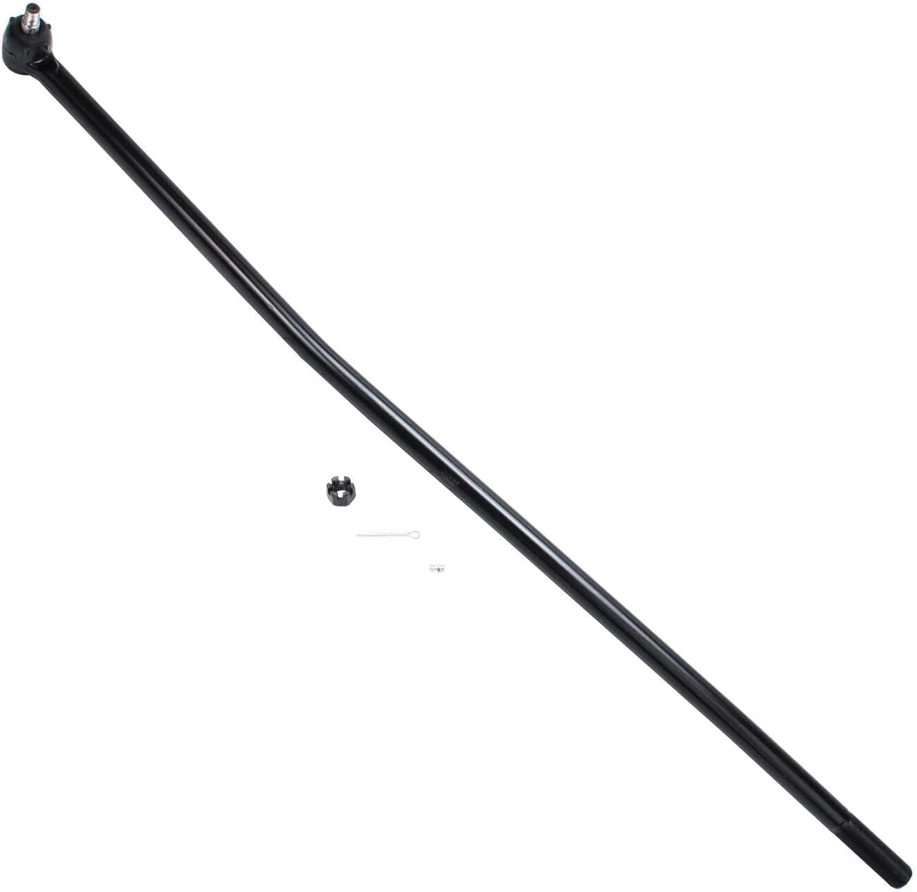 Detroit Axle - Front 7pc Tie Rods Track Bar Kit for 94-97 Dodge Ram 2500 3500, Outer Inner Tie Rod Ends Adjusting Sleeves Track Bar 1994 1995 1996 1997 Replacement
