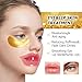 Jakuva 30 Pairs Lip Masks & Eye Masks,Gold Under Eye Patches for Puffy,Peach Red Lip Masks Skincare,Effectively Moisturizing Facial Skin, Anti-Aging, Reducing Fine Lines, Nourishing for Face Care