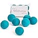 MEOWFIA Wool Ball Toys - 6-Pack (2 INCHES, Aqua)