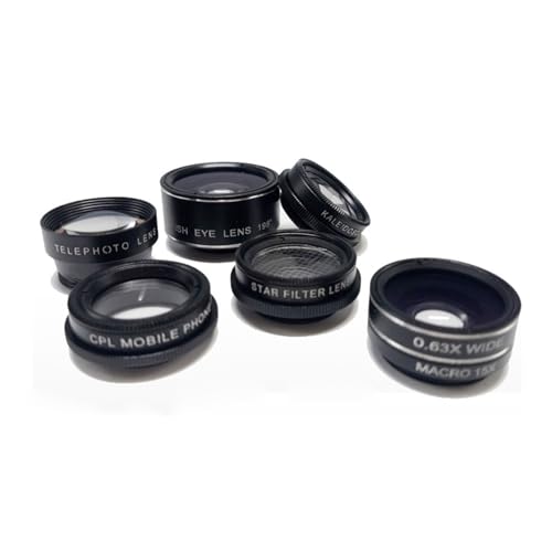 Objectif pour téléphone portable 9 en 1 OSALADI avec fisheye et macro pour photo