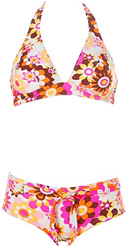 Shiwi Damen Neckholder Triangel Bikini Pink 36