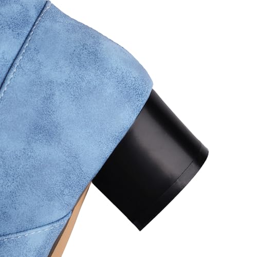 Bottes de cowboy à franges FGRID en daim avec broderies haut de gamme