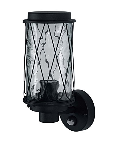 OSRAM LED Wand- und Deckenleuchte | Leuchte für Außenanwendungen | Sockel E27 | Integrierter Tageslicht- und Bewegungssensor | Endura Classic Cage Up Sens