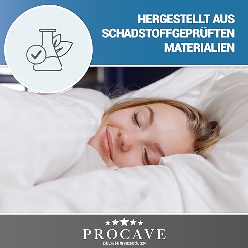 PROCAVE | Hochwertiger Filzschoner für Lattenrost | Schützende Matratzenunterlage 90x200 cm | atmungsaktiver Matratzenschoner aus Nadelfilz | Made in Germany