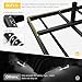 OLEVS King Size Floating Bed Frame, Metal Platform, with LED Light and Charging Station, No Box Spring Needed, Noise-Free, Easy Assembly