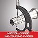 Starrett Digital Micrometer with One-Piece Spindle, Satin Chrome Finish and Tapered Frame - Quick and Easy Adjustment, 3-4