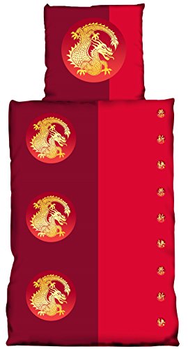 Biancheria da Letto in Microfibra Drago Volo, con