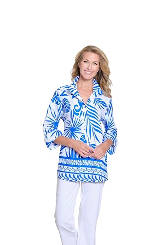 MULTIPLES Women's 3/4 Flounce Sleeve Wire Collar 2-Pocket Button Front Jacket