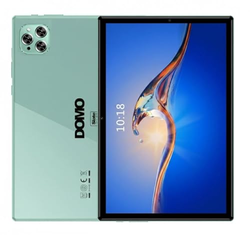 DOMO Slate SL39 10.1-Inch 4G Tablet PC, inbuilt Storage, 4GB RAM + 32GB,1TB Expandable, Dual SIM Slot, Bluetooth, Octa Core CPU, GPS, (Green) view 2