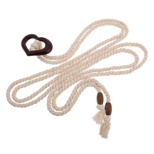 BESTYASH Boho Rope Waist Belt for Women Adjustable Fashion Accessory for Pants Versatile Use for Parties Dates and Travel Highlights Waistline and Feminine Shape - Main Image