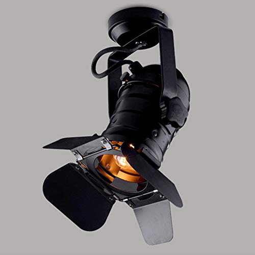 Spot Plafondlamp Track Loft Loft Industri Industriële Spotirlight Lamp Zwart Track Lamp voor Deurkleding Winkel Verlichtingswinkel Plafondlamp