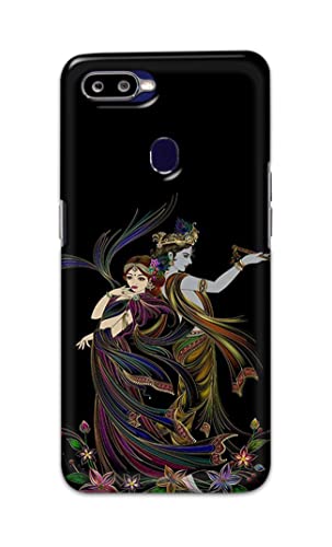 Image of Lord Radha and Krishna Hard Back Case Cover for Oppo F9 / Oppo F9 Pro /Realme 2 Pro /Realme U1, RMX1801, RMX1807 Back Cover -(J5) VNS2223