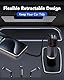 Aimtel Einziehbares Auto Ladegerät Zigarettenanzünder USB Adapter 66W Schnellladegerät KFZ Ladegerät USB C Zigarettenanzünder Kompatibel mit iPhone16/16 Pro Max/15/Galaxy S25/S25 Ultra/S24/Pixel 9
