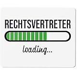 JUNIWORDS Mauspad Mousepad, Rechtsvertreter Loading (6212892)