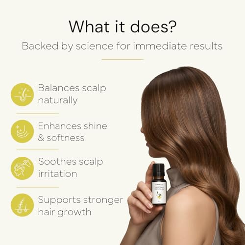 Image of Ylang Ylang Essential Oil 10ml | Pure & Therapeutic Grade | Promotes Hair Growth & Balances Sebum | Lifts Mood & Induces Sleep | Relieves Pain & Muscle Spasms | Ideal for Diffuser & DIY Blends